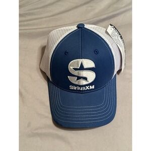 SiriusXM Toyota Trucker Hat Blue White Mesh Snapback Cap K2885 New with Tags